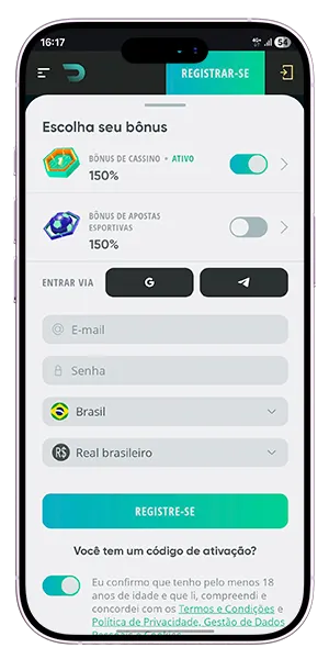 Drip Casino site funcionando