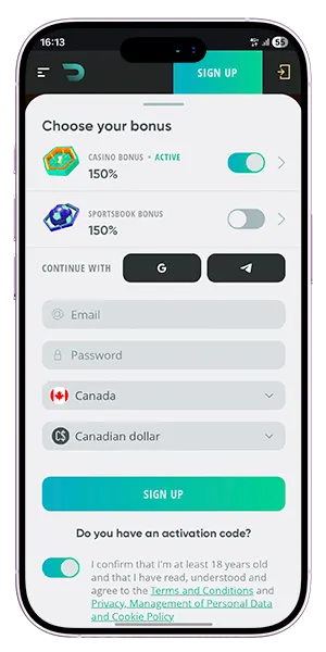 Drip Casino working site