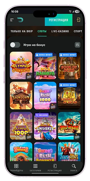 Drip Casino Слоты